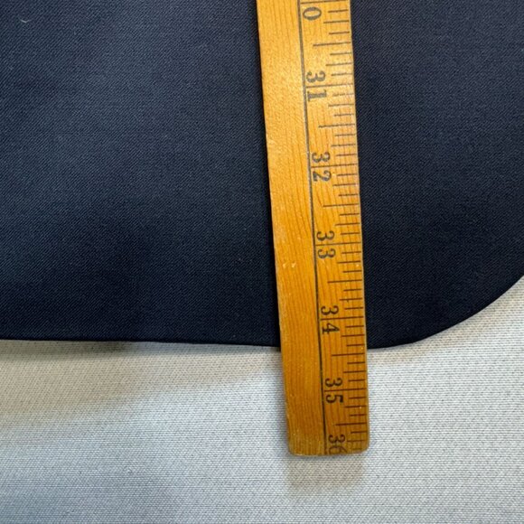 Stafford Men's Classic Fit Wool 3 Button Blazer Jacket Long Sleeve Size 46L Navy - Picture 7 of 10